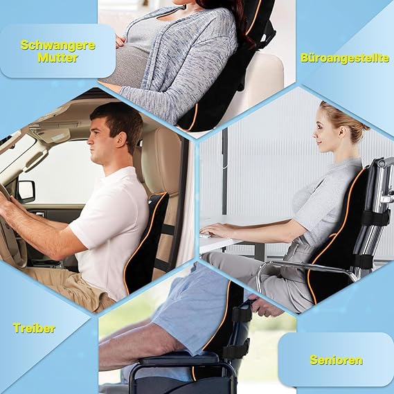 Ergonomisches Rückenkissen aus Memory Foam