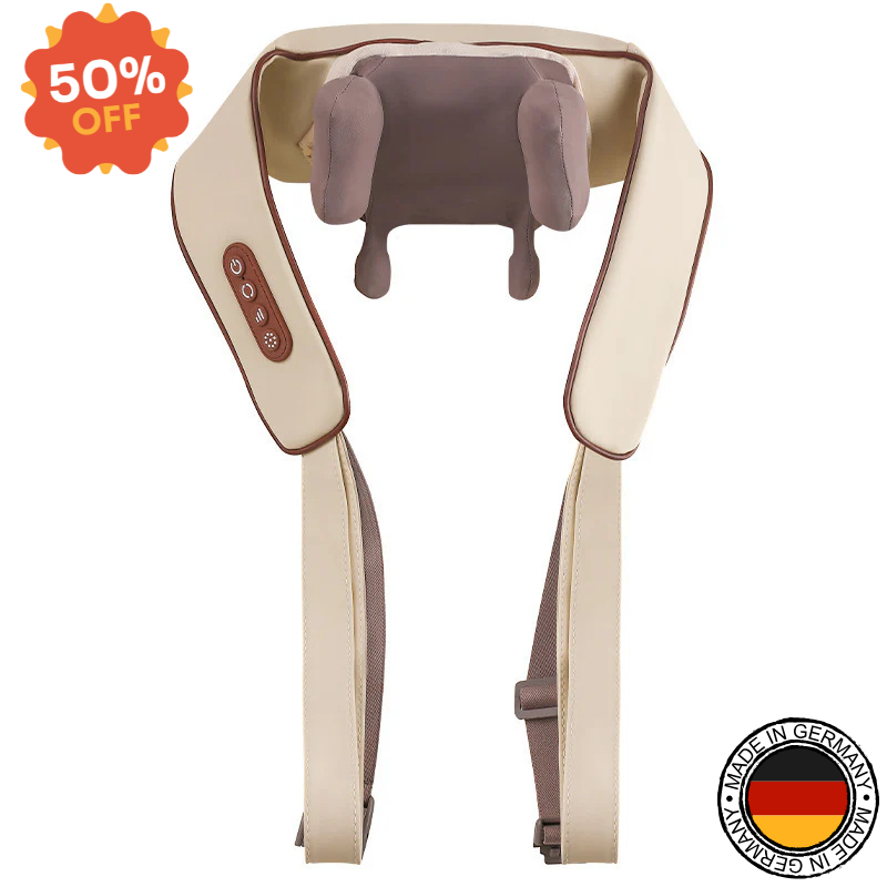 Nacken- und Schultermassagegerät und Rückenknetmassage, Halswirbelsäule