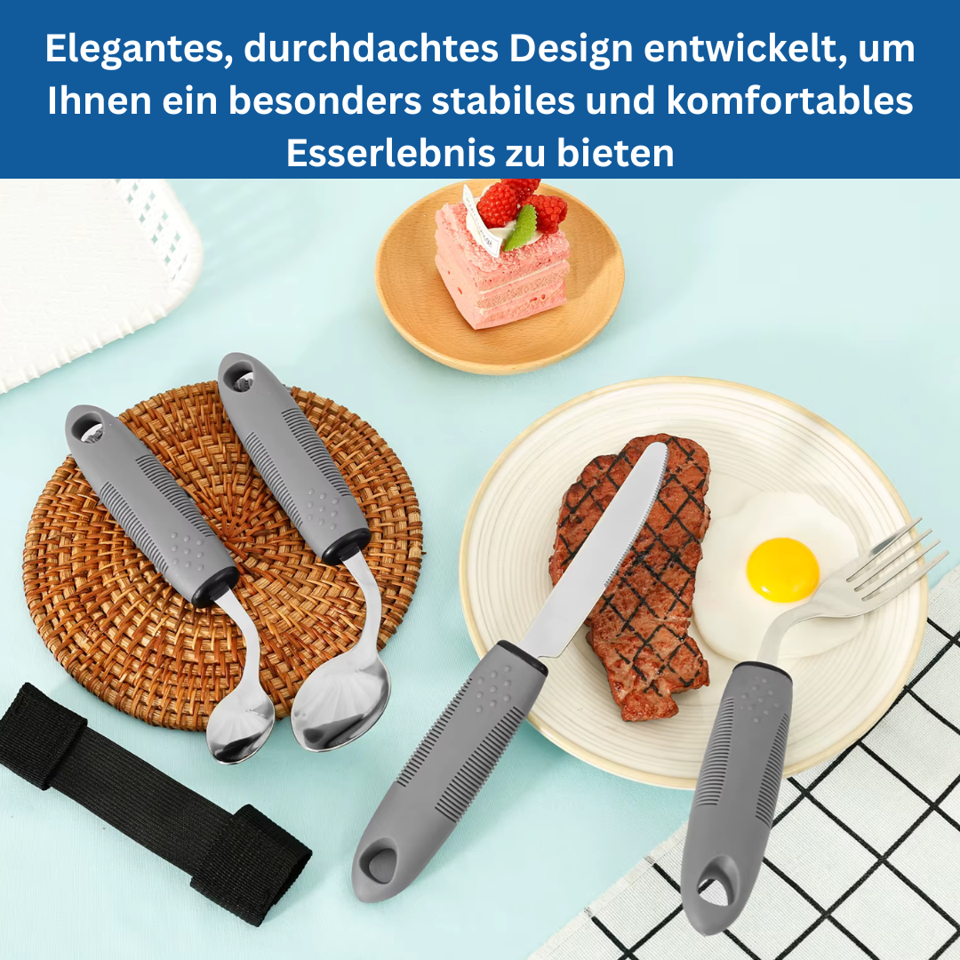 Esshilfe Set für Parkinson, Gelenkschmerzen und Arthrose