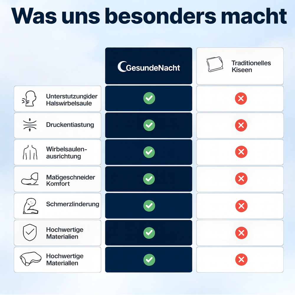 Ergonomisches Nackenkissen
