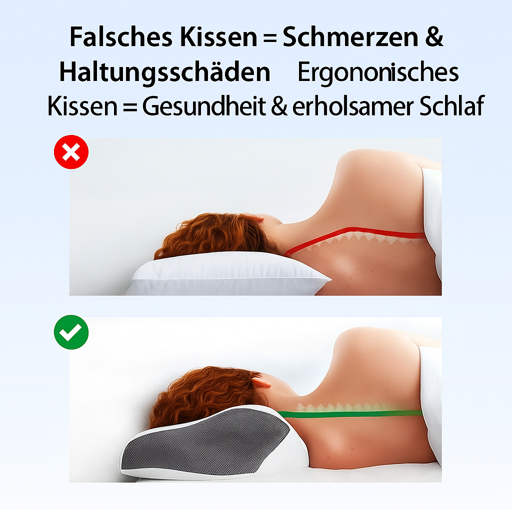 Ergonomisches Nackenkissen