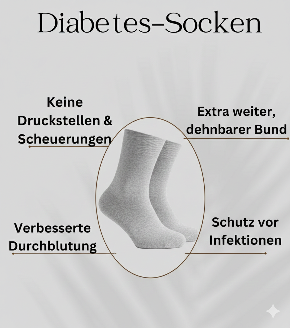 Unisex diabetische Socken ( 2er Packung )